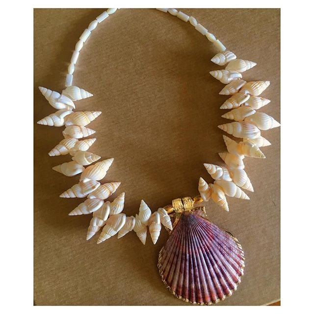 Boho shell clearance necklace