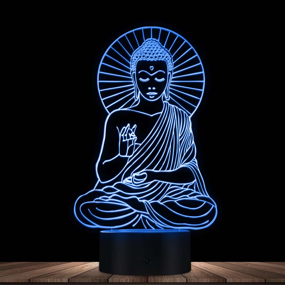 Buddha Portrait Led Lamp Ishka