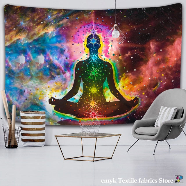 Tapestry Psychedelic Wall Hanging Tapestry - size 200x150cm – Ishka