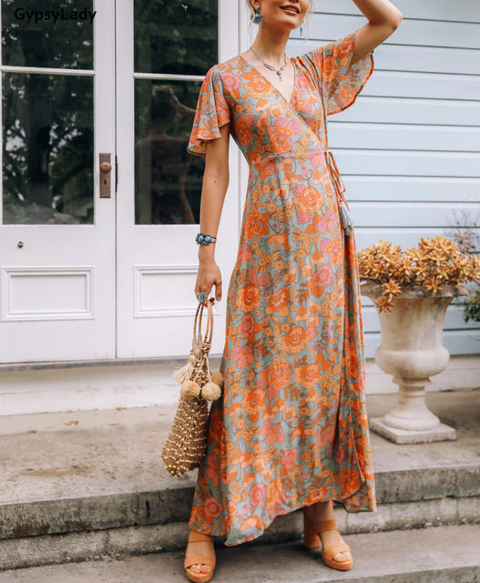 Long ethnic hot sale maxi dresses