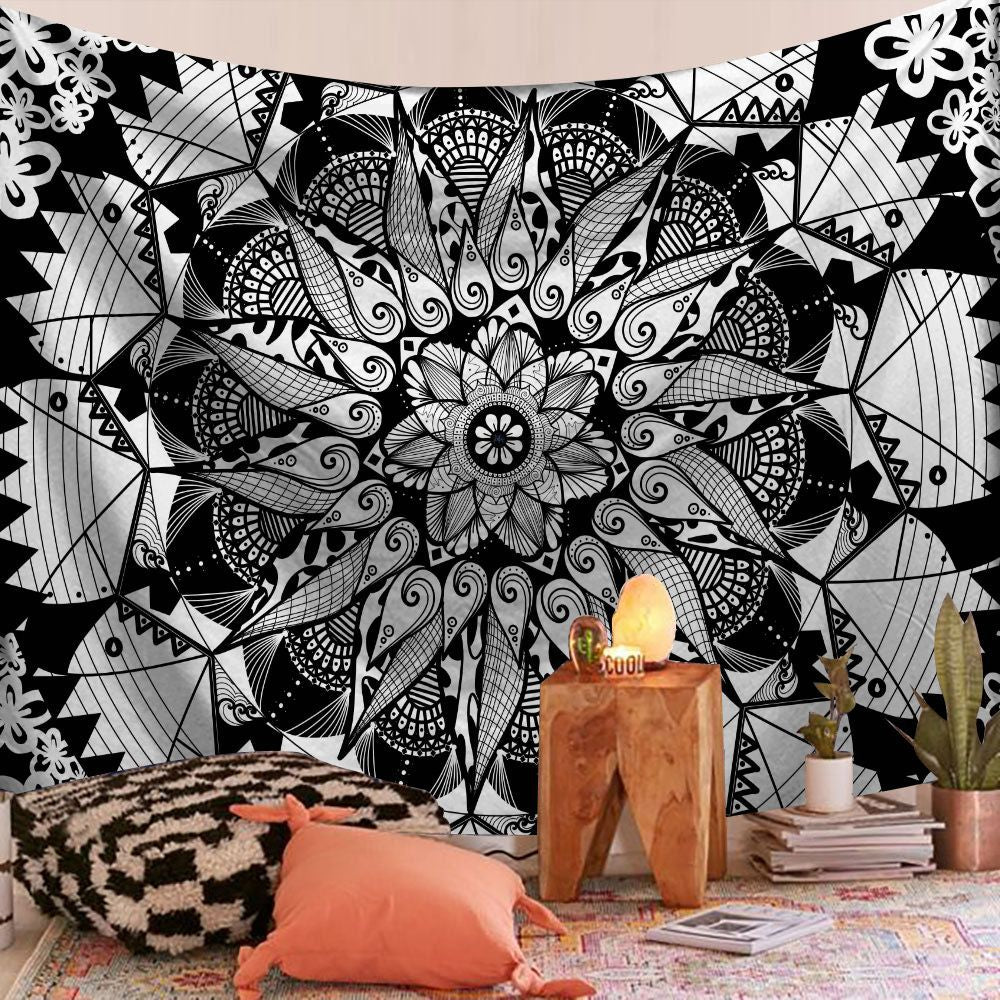 Tapestries Indian Mandala Tapestry Wall Hanging Blanket Sandy