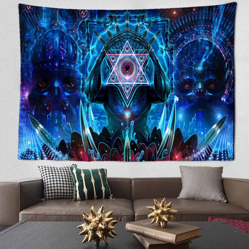 Tapestry Psychedelic Wall Hanging Tapestry – Ishka