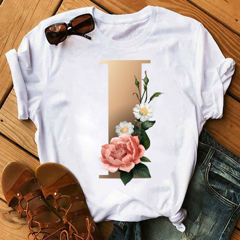 Monogram Flower Tile T-Shirt - Ready to Wear