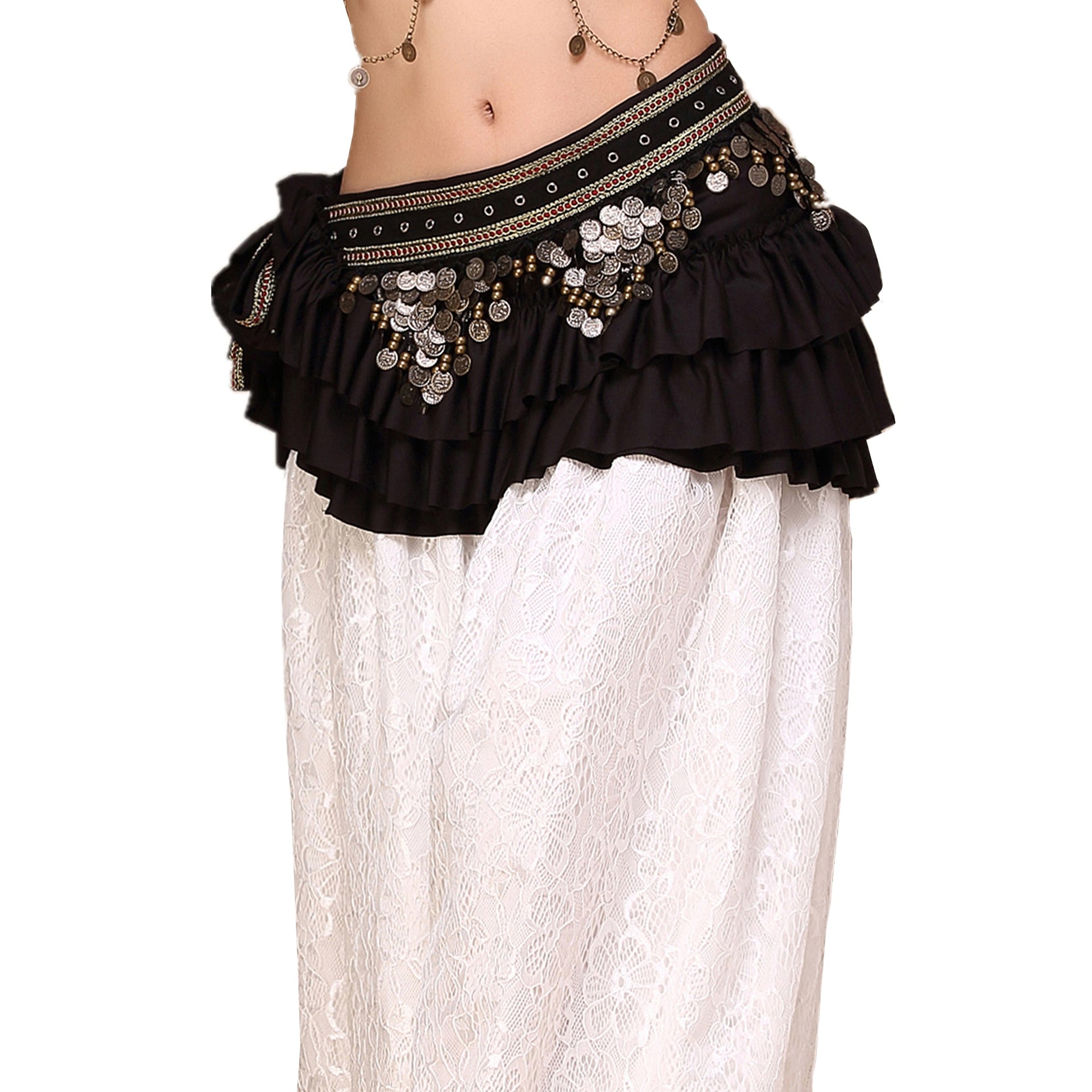 Belly Dance Tribal Belt with Fringe | Tribal Fringe