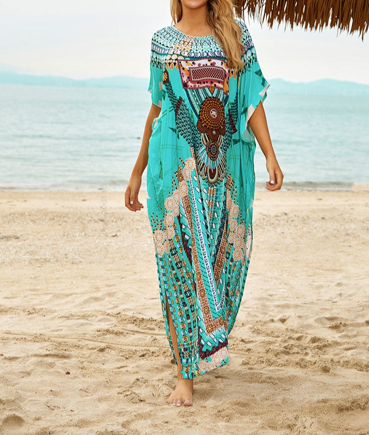 Plus Size Beach Cover Up Robe Sarong Swimsuit Cover Up Beachwear