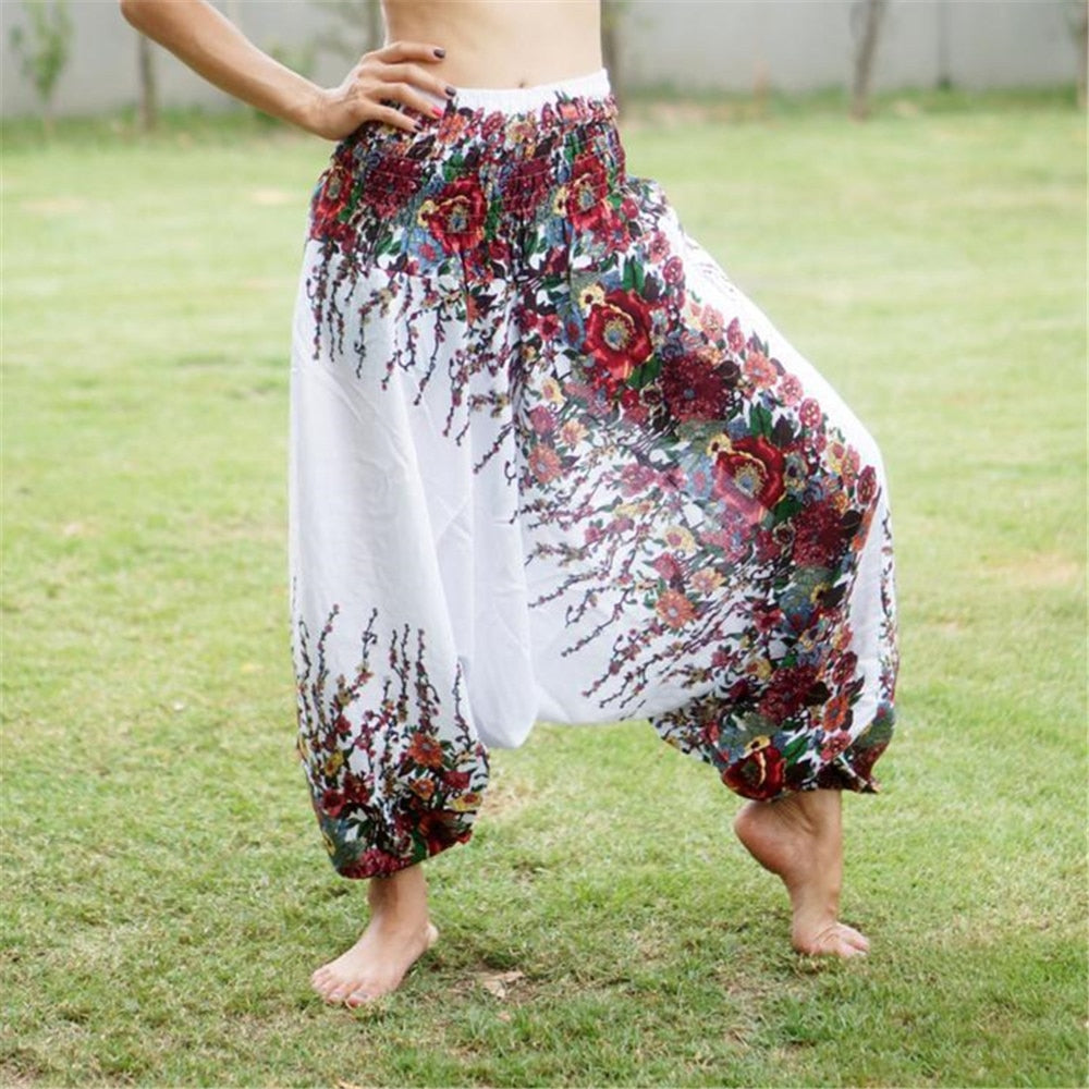 Hippie Boho Loose Yoga Harem Pants | Forrest Queenz Design | One Size - The  Hippie House