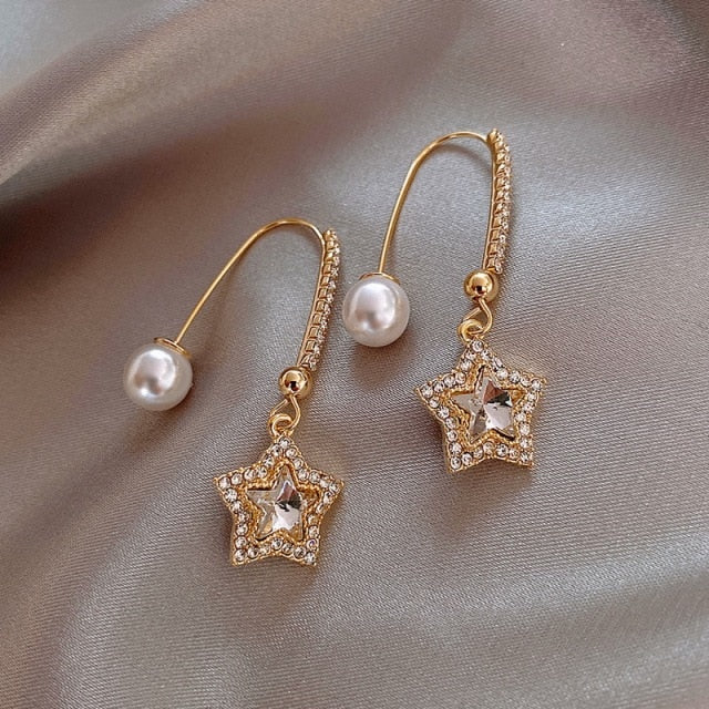 Cute pearl online earrings