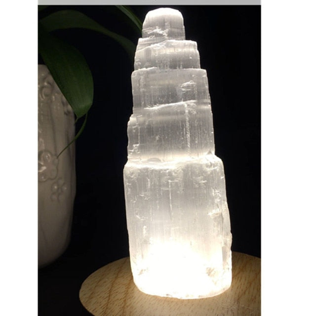 Selenite lamp store ishka