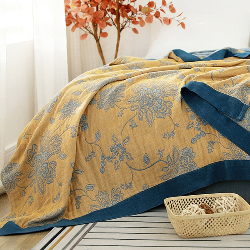 100% Cotton Printed Bedspread – Ishka