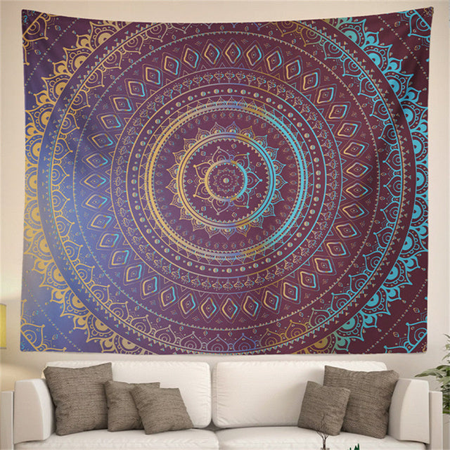 Indian Mandala Wall Hanging Tapestry – Ishka